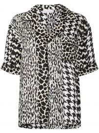 Pierre-Louis Mascia Aloeuw mixed-print silk shirt Aloeuw mixed-print silk shirt at Farfetch